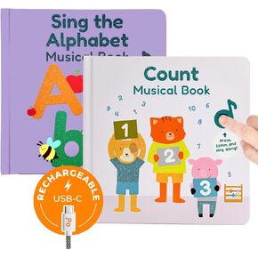 متعة مع ABCS & Count: Back Bundle Sound Back - إشراك القوافي الأبجدية والحضانة للتعلم!