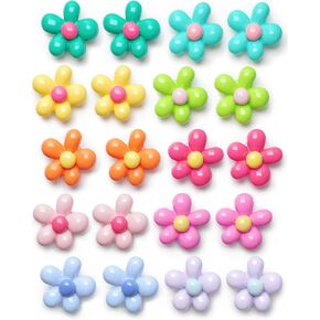 Mymazn Fridge Magnets Cute Refrigerator Magnets Colorful Decorative Magnets Funny 3D Flower Magnet for Office Kitchen Locker 14PCS (7 Small+7 Large)