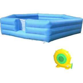 20Ft Gaga Ball Pit Portable Gagaball Court Inflatable Boxing Ring with air Blower and Easy to Set up, Outdoor Playground Big and Foldable Ball Pits for Party Indoor Activity