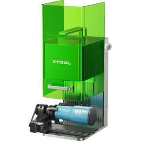 نقش ليزر Xtool F1 Lite مع RA2 Pro Rotary ، 4000 مم/ثانية لآلة نقش ليزر محمولة للضوء ، ونقش ليزر فائق الخشب ، والمعادن ، والجلد ، والأكريليك ، والزجاج ، والمزيد