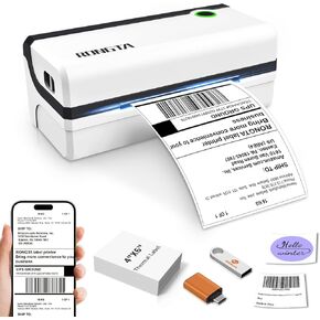 Rongta Bluetooth Thermal Label Printer for Shipping Packages, Wireless 4x6 Label Printers for Small Business, Support Android, iPhone and Windows, Widely Used for Ebay, Amazon, Shopify, Etsy, USPS