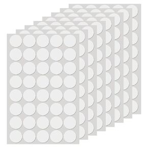 320 PCS نقاط لزجة مزدوجة من جانب ، ونقطة لزجة مقاس 20 مم صافية مزدوجة الجانبين قابلة للإزالة ، واضحة من الوجهين على الوجهين لزخارف الحرف اليدوية DIY Supply