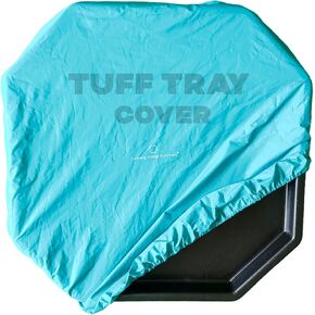 غطاء صينية tuff - غطاء زرقاء عالمي في سلة الحسية ، ومسطح المياه في الهواء الطلق ، أو علبة الرمل ، أو صينية طاولة الحسية (صينية tuff غير مدرجة)