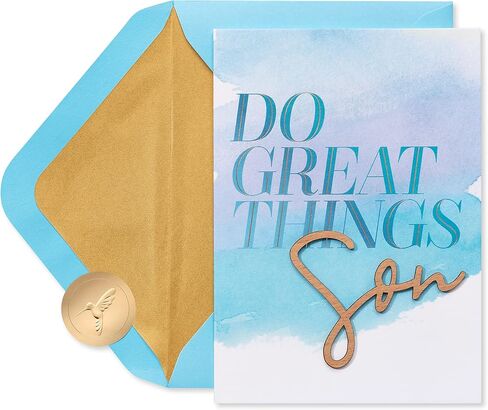 Papyrus Graduation Card with Quote (Here's To You) in Saudi Arabia