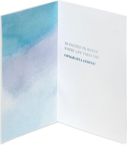 Papyrus Graduation Card with Quote (Here's To You) in Saudi Arabia