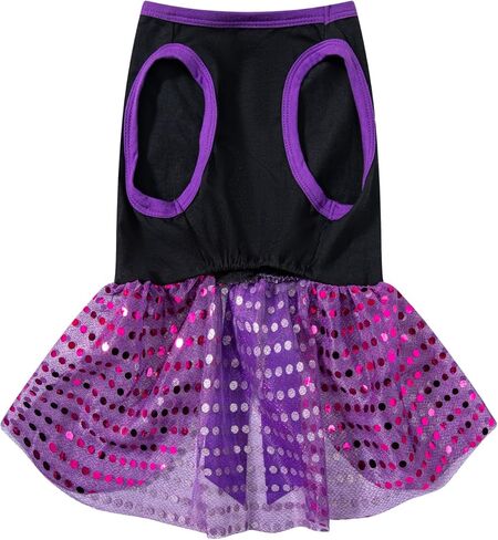 Happy Mother's Day Dog Dress Holiday Dog Clothes for Medium Dogs with Headband (Pink-one, Small) in Kuwait