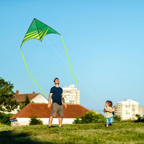Large Beach Delta Kites for Adults and Kid Ages 8-12 and 4-8,Easy to Fly Kite for Beginners and Toddlers (3 Packs), Single Line Kite with 300 ft String Handles. in Saudi Arabia