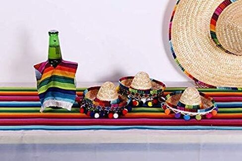 Crazy Night Mini Sombrero Top Hat Headband Tiny Straw Hat Cinco De Mayo Small Sombreros for Baby Kids Dog Cat in Saudi Arabia
