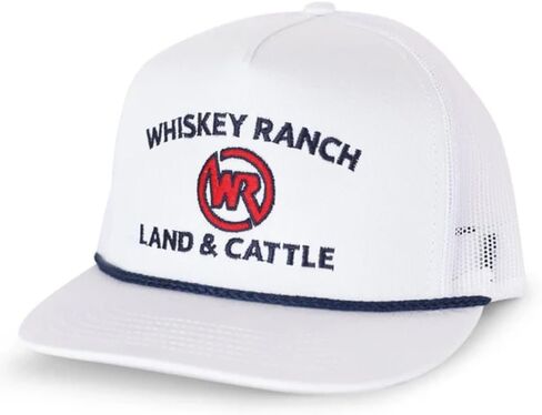 WHISKEY BENT HAT CO. Whiskey Ranch Land & Cattle, Mesh Snapback Trucker Hats in Kuwait