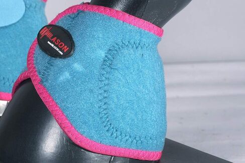 HILASON Bell Boots for Horses No Turn Protection Comfort & Durability Quick Wrap Hook and Loop Jumping Boots Sold in Pairs in Kuwait