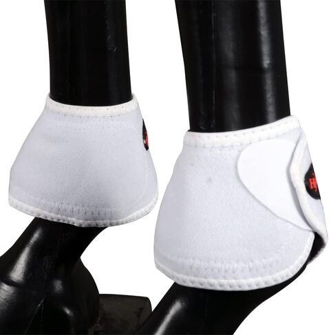 HILASON Bell Boots for Horses No Turn Protection Comfort & Durability Quick Wrap Hook and Loop Jumping Boots Sold in Pairs in Kuwait