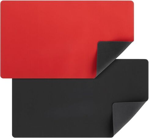 Okuna Outpost 2 Pack Card Game Mat for MTG – Board Game, Magic, and TCG Playmat, Color Black (24x14 in) in Kuwait