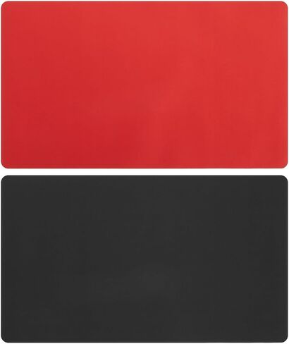 Okuna Outpost 2 Pack Card Game Mat for MTG – Board Game, Magic, and TCG Playmat, Color Black (24x14 in) in Kuwait