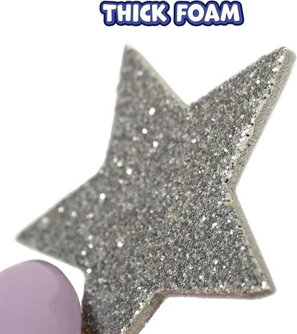 ملصقات رغوة لامعة READY 2 LEARN - نجوم فضية وذهبية - عبوة مكونة من 168 قطعة - ملصقات ذاتية اللصق - ملصقات لسجلات القصاصات والبطاقات in Kuwait