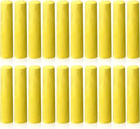 20 Pcs Sidewalk Chalks for Kids Non Toxic Jumbo Chalk for Party Gift Outdoor Art Classroom Play Painting (Black and White) in Kuwait