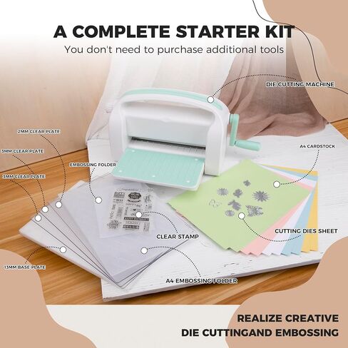 Find Scraplooms Adjustable 9 inch Die Cutting Machine Kit,Embossing Machine for Cardmaking,Scrapbooking (9 inch Adjustable) in Saudi Arabia