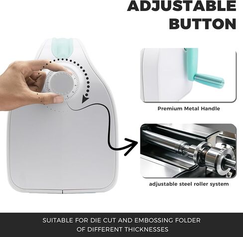 Find Scraplooms Adjustable 9 inch Die Cutting Machine Kit,Embossing Machine for Cardmaking,Scrapbooking (9 inch Adjustable) in Saudi Arabia
