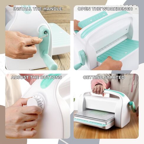 Find Scraplooms Adjustable 9 inch Die Cutting Machine Kit,Embossing Machine for Cardmaking,Scrapbooking (9 inch Adjustable) in Saudi Arabia