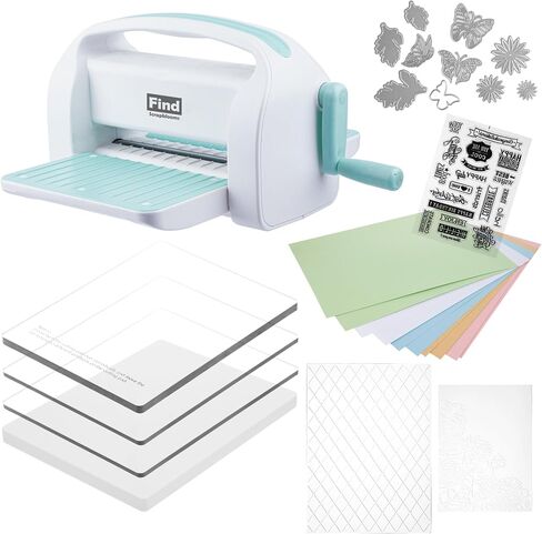 Find Scraplooms Adjustable 9 inch Die Cutting Machine Kit,Embossing Machine for Cardmaking,Scrapbooking (9 inch Adjustable) in Saudi Arabia