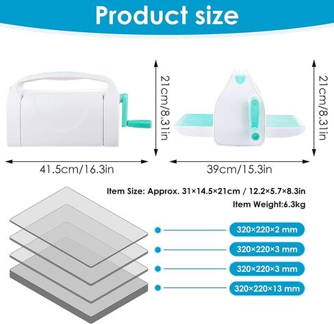 Find Scraplooms Adjustable 9 inch Die Cutting Machine Kit,Embossing Machine for Cardmaking,Scrapbooking (9 inch Adjustable) in Saudi Arabia