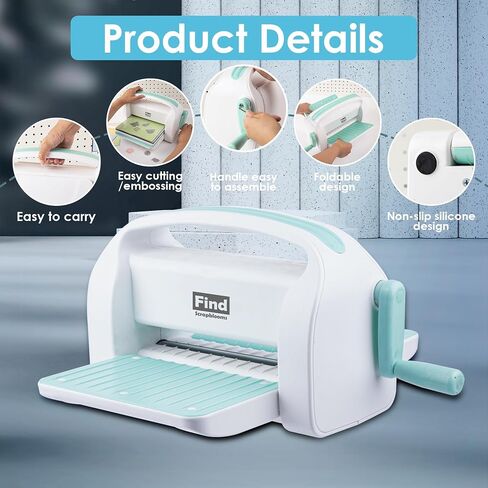 Find Scraplooms Adjustable 9 inch Die Cutting Machine Kit,Embossing Machine for Cardmaking,Scrapbooking (9 inch Adjustable) in Saudi Arabia
