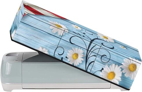 غطاء غبار عباد الشمس البني مع جيوب للأدوات إكسسوارات cricut ، وأقلام ، وصانع صانع CICUT CORPHITE COPBOOKING SCRAPBOOKING MACHENT in Saudi Arabia