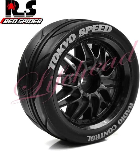 إطارات وعجلات سيارة 65 مم على الطريق من أجل 1/10 RC على الطريق جولة للسيارة الانجراف HSP 94123 Tamiya XV01 TT01 TT02 HPI KYOSHO FAZER MK2 TRAXXAS 4-TEC 2.0/12MM HEX HEX in Kuwait