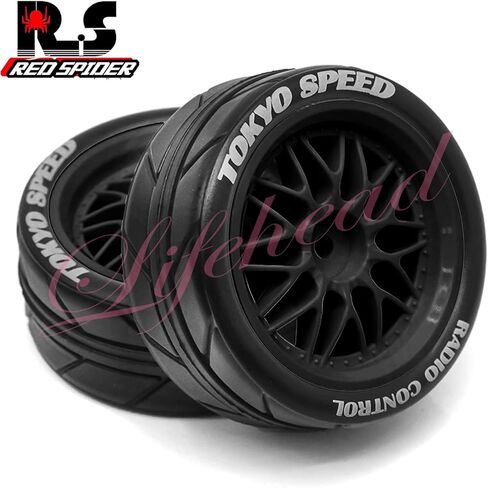 إطارات وعجلات سيارة 65 مم على الطريق من أجل 1/10 RC على الطريق جولة للسيارة الانجراف HSP 94123 Tamiya XV01 TT01 TT02 HPI KYOSHO FAZER MK2 TRAXXAS 4-TEC 2.0/12MM HEX HEX in Kuwait