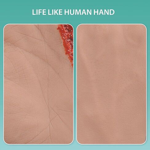 Wound Packing Hand Trainer, Trauma Hand Kit for Wound Care Demonstration Only, Wound Dressing Training Hand for Medical Education, Light Skin in Kuwait