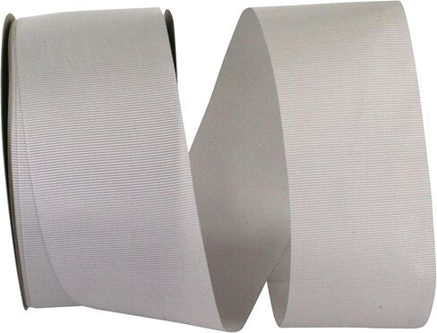 الشريط RIBBON RIBBON GROSGRAIN ALBORE ، 7/8 بوصة × 100 ياردة ، أبيض in Kuwait