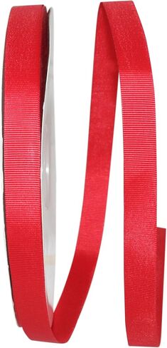 الشريط RIBBON RIBBON GROSGRAIN ALBORE ، 7/8 بوصة × 100 ياردة ، أبيض in Kuwait