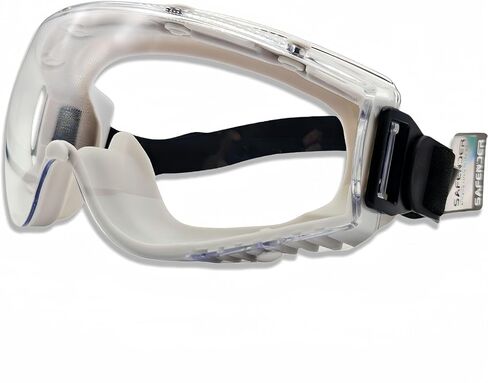 Clear Adjustable Anti-Fog Safety Goggles For Lab, Work, And Outdoor Activities - Z87 Compliant, Wear-Resistant & Scratch-Resistant, Protects Against Onions And Water in Saudi Arabia