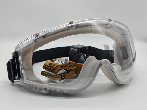 Clear Adjustable Anti-Fog Safety Goggles For Lab, Work, And Outdoor Activities - Z87 Compliant, Wear-Resistant & Scratch-Resistant, Protects Against Onions And Water in Saudi Arabia
