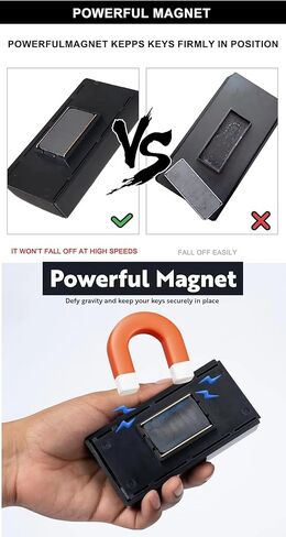 حامل المفتاح المغناطيسي إخفاء علبة مفتاح احتياطية حالة قفل الطوارئ مفتاح التخزين السري in Kuwait