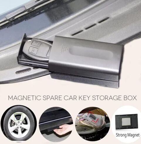 حامل المفتاح المغناطيسي إخفاء علبة مفتاح احتياطية حالة قفل الطوارئ مفتاح التخزين السري in Kuwait