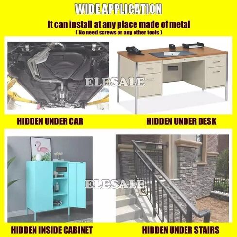 حامل المفتاح المغناطيسي إخفاء علبة مفتاح احتياطية حالة قفل الطوارئ مفتاح التخزين السري in Kuwait