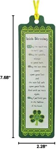 Royal Tara Celtic Notes Bookmark Irish Learning Supplies for Book Lovers (Shamrock Blessing) in Saudi Arabia