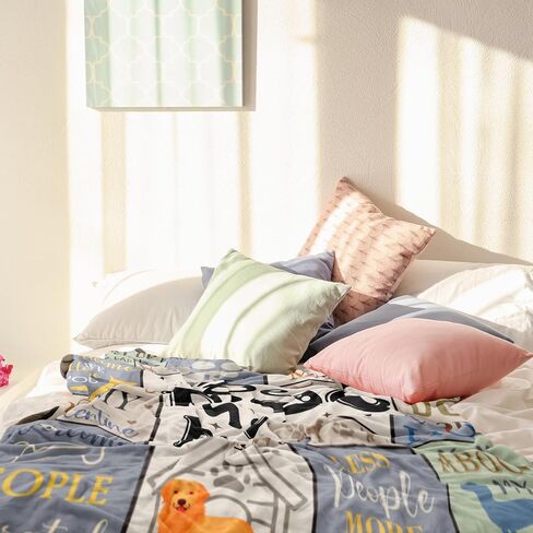 XALAZY Dog Mom Gifts for Women Blanket 50" X 60", Dog Mom Gifts for Dog Lovers& Owners, Best Dog Blanket Throw in Kuwait