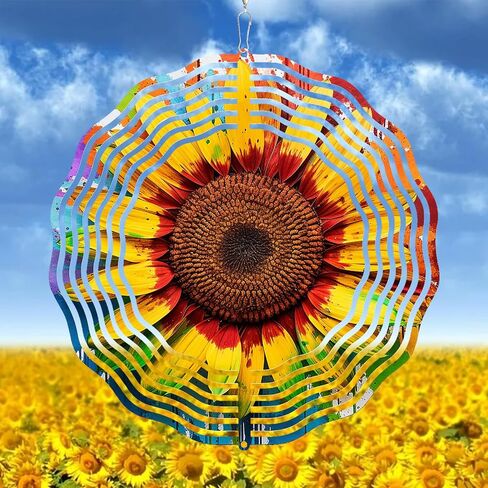 3D Sea Turtle Wind Spinner 10 Inch Ocean Theme Metal Art Stainless Steel Kinetic Art Hanging Spinner for Indoor and Outdoor Garden Decoration in Saudi Arabia