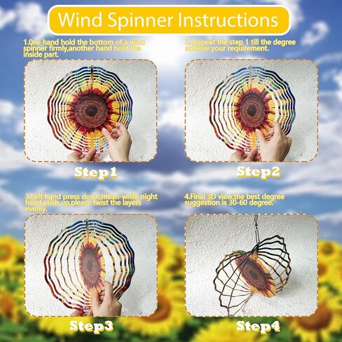 3D Sea Turtle Wind Spinner 10 Inch Ocean Theme Metal Art Stainless Steel Kinetic Art Hanging Spinner for Indoor and Outdoor Garden Decoration in Saudi Arabia