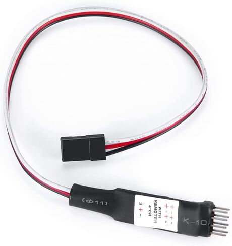 1/24 RC Car Light Control Receiver CH4 Electronic Switch System On/Off for 1:24th Axial SCX24 RC Crawler Car Upgrade Parts (Four Channel) in Saudi Arabia