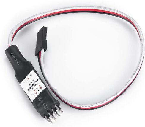 1/24 RC Car Light Control Receiver CH4 Electronic Switch System On/Off for 1:24th Axial SCX24 RC Crawler Car Upgrade Parts (Four Channel) in Saudi Arabia
