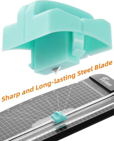 Firbon 2Pcs Refill Blades for A4 A5 Paper Cutter, Spring-Loaded Safeguard Design Replacement Blade for Paper Trimmers (White) in Saudi Arabia