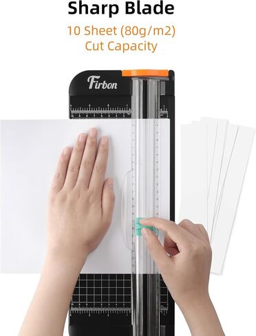 Firbon 2Pcs Refill Blades for A4 A5 Paper Cutter, Spring-Loaded Safeguard Design Replacement Blade for Paper Trimmers (White) in Saudi Arabia