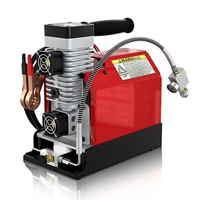 CS2 Portable PCP Air Compressor, 4500Psi/30Mpa, Oil-Free,Powered by Car 12V DC or Home 110V AC with Adapter (Included), Paintball Tank Compressor with Extra Moisture-Oil Separator