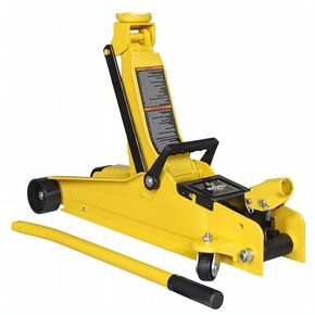 YELLOW JACKET 2.5 Ton Trolley Jack with Carrying Case Hydraulic Low Profile Floor Jack for Cars Lift with Single Piston Lift Pump, 5500 lb Capacity… in Kuwait