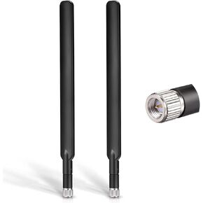 4G LTE Antenna 10dBi SMA Network Antenna Cellular Antenna with SMA Male Connector, 2 Packs Router Antenna for WiFi Router Modem Mobile Hotspot Security IP Camera Video Surveillance Monitor-2 Packs
