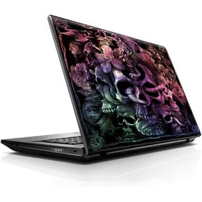 15 15.6 inch Laptop Notebook Skin Vinyl Sticker Cover Decal Fits 13.3" 14" 15.6" 16" HP Lenovo Apple Mac Dell Compaq Asus Acer/Skull Art Creepy