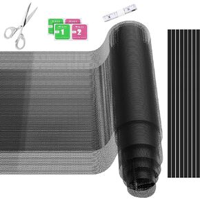 [2Pack]120x30cm DIY PC Case Dust Mesh Filter for Computer PC Case,Vent Dust Filter Cover PVC Case DustProof Filter Cover,PC Mesh Grill with Magnetic Stripe Computer Cooler Fan Dust Filter for PC Case