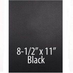 أغلفة العروض التقديمية أو التقارير المصنوعة من الفينيل باللون الأسود مكونة من 100 قطعة من جلد ريجنسي (8.5 × 11) in Kuwait
